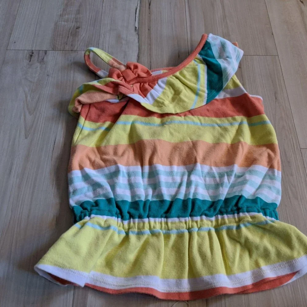 Gymboree Ruffle Top Size 4 girl Cute‎ Sleeveless Dr